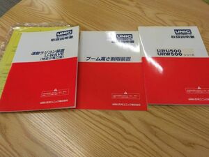 LP07-10113【福岡県福岡市発】取扱説明書 　フルカワ　クレーン (中古)