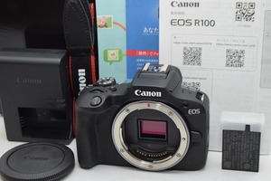 美品★Canon キヤノン EOS R100 ボディ★元箱付・ショット数少なめ