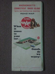 Massachusetts / Connecticut / Rhode Island Street Map (TIDEWATER) (MASSTIDE) - R.R. Donnelley & Sons Co. 1966