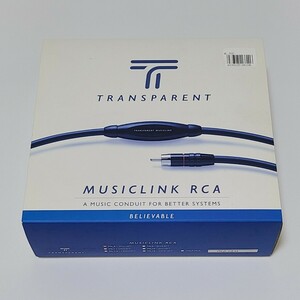 TRANSPARENT トランスペアレント MUSIC LINK RCAケーブル 0.5m ペア Generation 6 ML.5G6