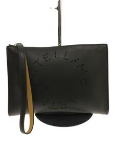 STELLAMcCARTNEY◆クラッチバッグ/レザー/BLK