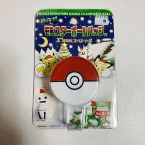 【未開封品】ポケットモンスター モンスターボールバッジ Xmasスペシャル 限定版 フィギュア ポケモン