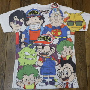 新品 未使用 Dr.スランプ アラレちゃん Tシャツ M ホワイト Dr. SLUMP ARALE アニメ 漫画 キャラクター 鳥山明 少年ジャンプ