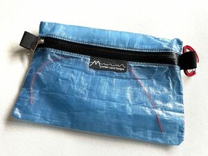 Mountain Laurel Designs DCF ZIP POUCHES BLUE マウンテンローレルデザイン　ポーチ　登山　トレラン　UL　ハイク　山と道　軽量