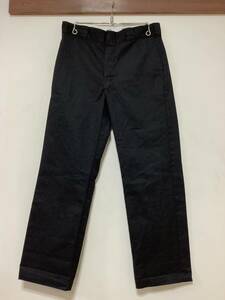 L-1258 Dickies ディッキーズ 874 チノパン ワークパンツ カラーパンツ W32 ブラック オリジナルフィット