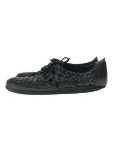 yohji yamamoto POUR HOMME◆ドレスシューズ/M/BLK/レザー/HZ-E06-703