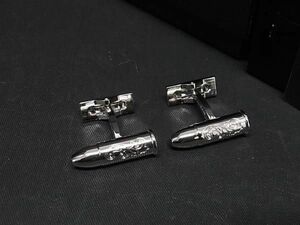 ■希少■極美品■ S.T.Dupont エス・テー・デュポン ワイルドウエスト 0825/1500 カフス カフリンクス アクセサリー シルバー系 AT3351