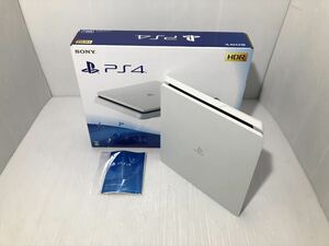 SONY PS4 本体 CUH-2100A ホワイト 薄型 箱付き【HDD500GB】FW11.50 動作良好 プレイステーション4 PlayStation4 白 ソニー