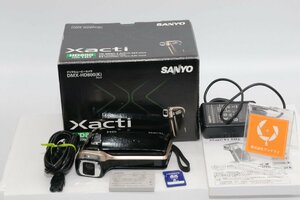 同梱歓迎【良品/動作品/初心者セット】SANYO サンヨー XACTI DMX-HD800（SDカード、バッテリー、充電器、取説、元箱付） #4448
