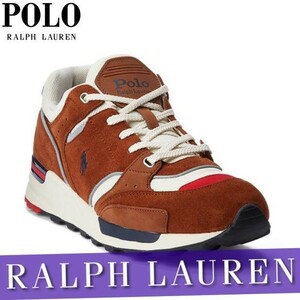 サイズ：US10(28cm)　未使用品　POLO RALPH LAUREN　ポロラルフローレン スニーカー シューズ トラックスター スエードレザー メッシュ 