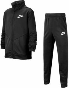 【KCM】Z-nike-1-2s-130★展示品★【NIKE/ナイキ】ジュニア　ジャージ 上下セット　BV3617-014　ブラック/ホワイト　サイズ 130(XS)　子供