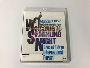 SG431 未開封 イ・ジョンヒョン / LEE JONG HYUN 1st Solo Concert in Japan ~Welcome to SPARKLING NIGHT~ 【Blu-ray】 1103