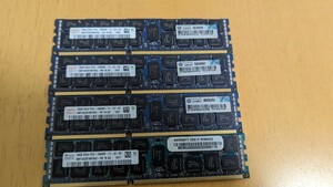 SKhynix DDR3 ECC Registered RAM メモリ 16GB 2Rx4 PC3-12800R-11-12-E2 ×4枚 (合計64GB) 【動作確認済み】 (2)