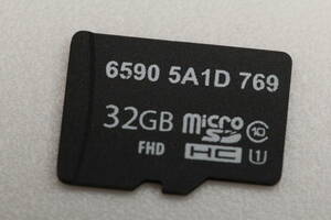 32GB microSDHCカード 6590 5A1D 769