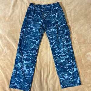 米軍 実物 US. NAVY Digital Camo NWU カーゴパンツ サイズM-R 古着