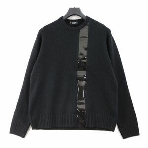 UNDERCOVER アンダーカバー 23AW PVC切替ラグランニット 5 ブラック