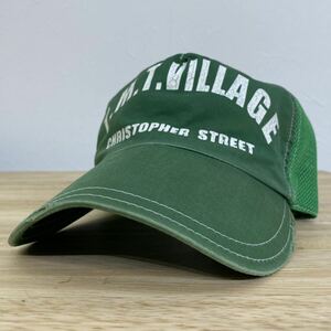 TMT ティーエムティー T.M.T. VILLAGE MESH CAP メッシュキャップ SNAP BACK スナップバック MADE IN JAPAN 日本製 SIZE FREE フリーサイズ