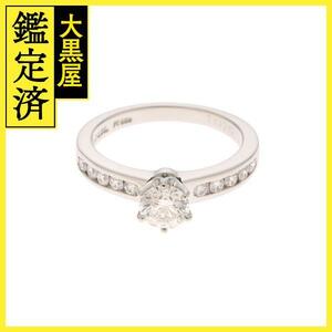 TIFFANY＆CO　ティファニー　ソリテールリング　PT950プラチナ　　ダイヤモンド0.51 　4.8g　9号　【471】　L