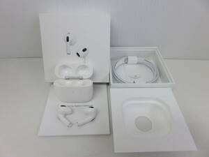 アップル　エアポッツ　MPNY3J/A　第3世代　Lightning Charging Case　ホワイト　ワイヤレスイヤホン　充電ケース付き　Apple　AirPods