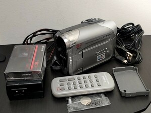 CANON キャノン FV M300 Mini DV デジタル ビデオカメラ / 未開封 MiniDVカセット+リモコン用ボタン電池付 / 中古 動作品