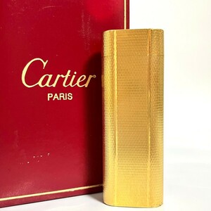 １円スタート Cartier カルティエ ライター ガスライター ゴールド 喫煙グッズ 喫煙具