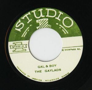 【Reggae 7インチ】The Gaylods / Roland Alphonso - Gal & Boy / 20-75 [SKA]
