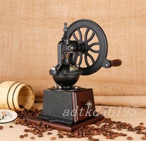 高級感◆ハンドグラインダー　コーヒー　家庭用　手動コーヒーマシン　小型コーヒー豆グラインダ