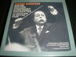 初出 11CD 廃盤 モントゥー ベートーヴェン 交響曲 5 6 ブラームス ピアノ協奏曲 チャイコフスキー ワーグナー コーガン ゼルキン Monteux