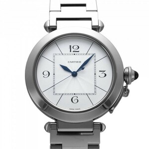 カルティエ Cartier パシャ W30187M9 シルバー文字盤 中古 腕時計 メンズ