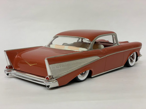 57 Chevy Bel Air シボレー ベルエア MONOGRAM モノグラム 1/24 Hot Rod Custom kustom Lowrider ホットロッド カスタム ローライダー amt