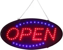 OPEN看板 LEDサインボード LEDボード 省エネLED 掲示板 営業中看板