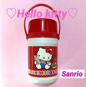 ハローキティ 水筒 マグボトル タンブラー マイボトル コップ付き 直飲み Sanrio サンリオ Hello kitty 昭和レトロ ミニサイズ 赤色 レッド
