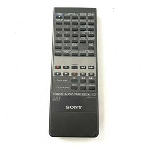 【動作確認済】　SONY ソニー 純正リモコン RM-D77A DATデッキDTC-77ES用