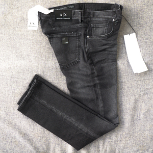 新品★ ARMANI EXCHANGE ストレッチ ニット デニム パンツ SLIM FIT 31 R 送料込 アルマーニエクスチェンジ ジョルジオアルマーニ ジーンズ