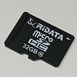 【送料無料】【中古品】　RIDATA　SD HC カード　32GB　Class10　高速