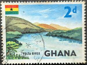 【外国切手】 ガーナ 1959年10月05日 発行 国のシンボル 消印付き