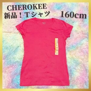 CHEROKEE ピンクＴシャツ 160センチ　袖が可愛い キッズ 子供服 半袖 チェロキー
