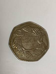 イギリス硬貨50pence