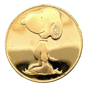 スヌーピー金貨 3.1g 24金 純金 イエローゴールド コレクション Gold