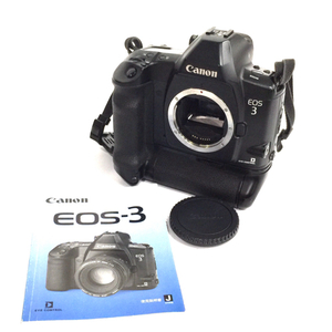 1円 CANON EOS 3 一眼レフ フィルムカメラ ボディ 本体 オートフォーカス C310924