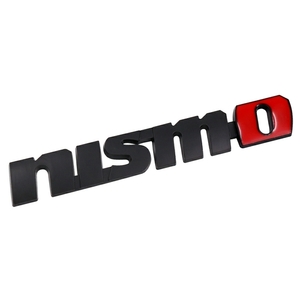 NISMO ニスモ ロゴエンブレム ブラックマッド エンブレム 日産 nissan ニッサン シルビア GT-R R32 R33 R34 R35 スカイラインなどに