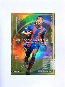 WCCF 2004-2005 ロナウジーニョ WMVP Panini 04-05 バルセロナ