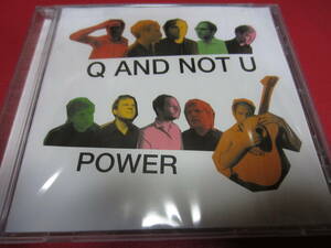 Q AND NOT U / POWER ★未開封・輸入CD★