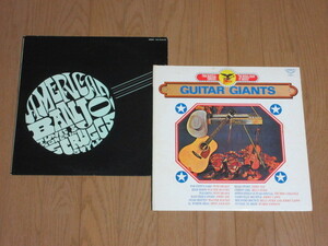 GUITAR & BANJO/2枚（LP）セット/ VA☆カントリー・ギターの魅力/ VA☆アメリカン・バンジョー・スクラッグス・スタイル