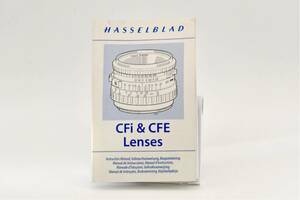 Hasselblad ハッセルブラッド CFi ＆ CFE Lenses レンズ 英語版 使用説明書 取扱説明書