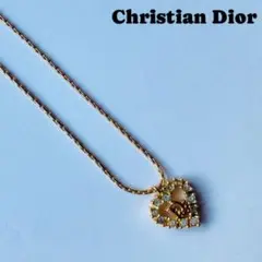Christian Dior クリスチャン ディオール ハート ロゴ ネックレス
