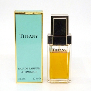 A24-290【残量９割】TIFFANY ティファニー　EAU DE PARFUM ATOMISEUR オードパルファム EDP　アトマイザー　30ml　香水　箱つき　中古