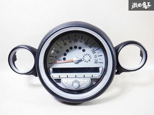 保証付 BMW純正 MINI ミニ R56 ミニクーパーS スピードメーター 走行距離不明 メーターパネル付き 9 136195-01 BM-508-011 即納 棚C12