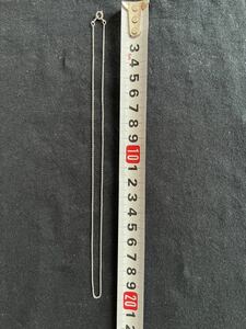 【中古】S925 チェーンネックレス シルバー　40cm