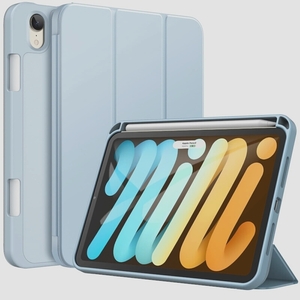送料無料★JEDirect iPad mini6 ケース 8.3インチ スリム保護カバー(ライトブルー)